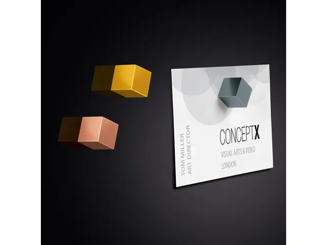 Magneten Sigel voor glasbord set 3kleuren C5 sterk 11x11x11mm