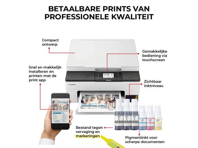 Multifunctional inktjetprinter Canon MAXIFY GX1050
