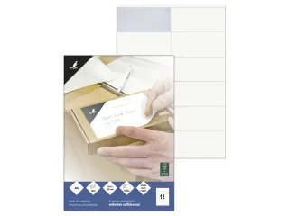Etiket Kangaro ILK 105x48mm, doos à 100 vel, 12 etiketten per A4 vel - 1