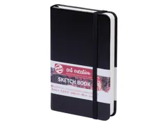 Schetsboek Talens Art Creation 80 witte vellen 140gr 90x140mm zwart