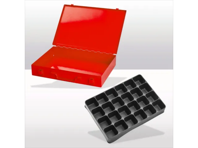assortimentskoffer,HxBxD 50x335x240mm,24vakken