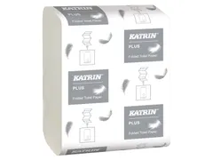 Katrin 56156 Plus toiletpapier Vouw 2-laags Wit Pak 40 Pak