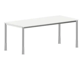 In hoogte verstelbaar bureau,HxBxD 720-840x1800x800mm,Bl-wit - 2