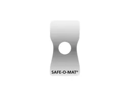 nummerbord,v. Safe-O-Mat,achterzijde zelfklevend,HxB 79x45mm,kunststof