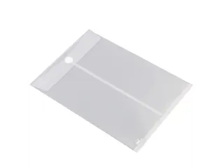 Enveloptas HF2 A4 240x335mm staand PP transparant wit - 1
