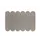 Akoestische PET-vilt ovale stroken donkergrijs 30x120cm 6 stuks