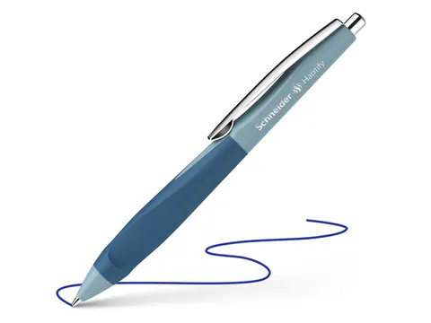 Balpen Schneider Haptify ice blue petrol