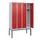 schoollocker,HxBxD 1950x1200x500mm,4vak,vak B 300mm,cil.-slot