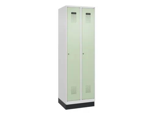 locker voor scheiding van kleding,HxBxD 1950x600x500mm,2vak