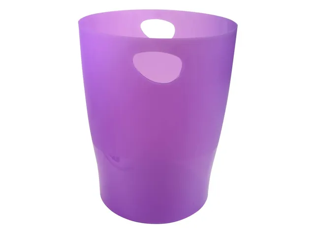 ECOBIN Papiermand 15 L violet transparant