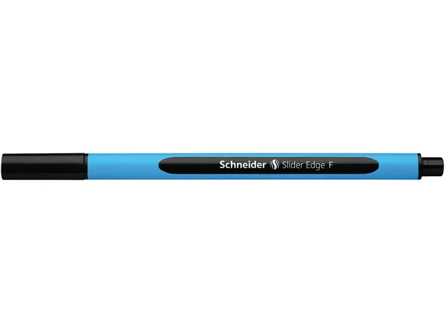 Balpen Schneider Slider Edge F 0,7mm zwart