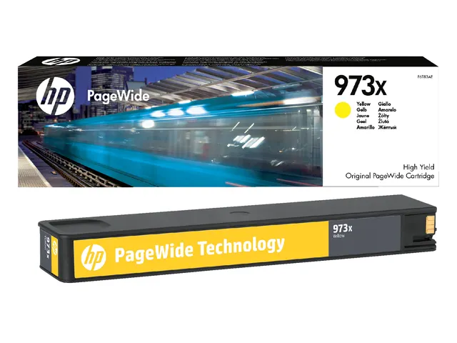 Inktcartridge HP F6T83AE 973X geel