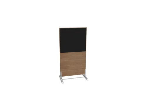 scheidingswand,HxB 1545x800mm,NT-cherry,BN8033-zwart