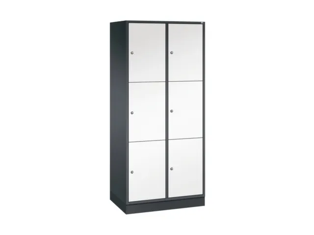 grootvolume-lockersysteem,HxBxD 1950x820x500mm,2x3vakken,cil.-slot
