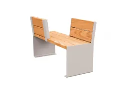 zitbank,B 1200mm,3latten,hout-zitting licht eikenhout,zitting H 450mm