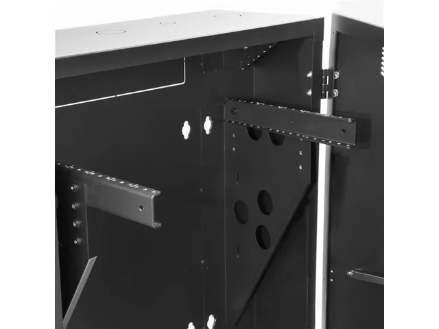 6U Verticale Serverkast 76,2 Cm Diep Wandmonteerbare Server Rack