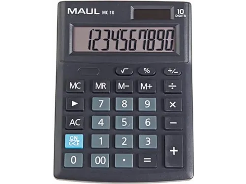 bureaurekenmachine MC 10, zwart