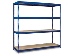 Rek Robus 400 180x180x60cm Blauw Metaal