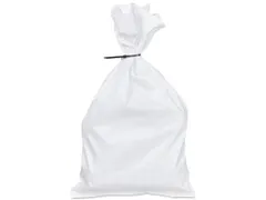 Plastic Zak 600x350mm Wit 110UM 1000 Stuks