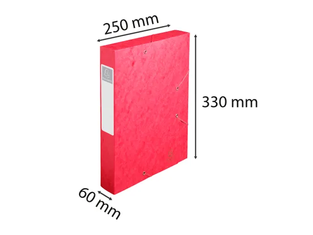CARTOBOX glanskarton rug 60mm rood