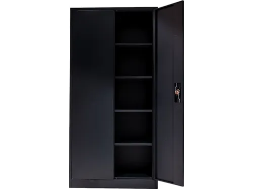 Draaideurkast 1850x900x400mm Zwart