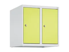 opzetkast,v. locker,2vak.,vak B 250mm,HxBxD 500x500x500mm,vleugeldeur