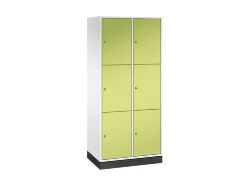 grootvolume-lockersysteem,HxBxD 1950x820x500mm,2x3vakken,cil.-slot