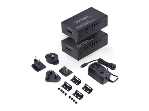 StarTech.com Audio/video extender AV-zender & ontvanger Zwart