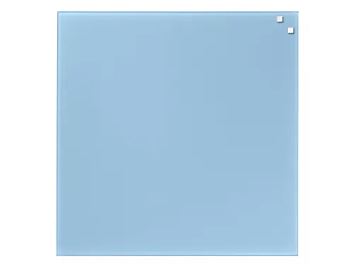 Glasmagneetbord Naga 45x45cm lichtblauw