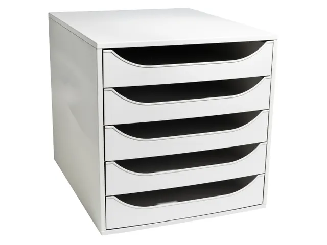 Ladenblok ECOBOX+ 5 laden Grijs A4+