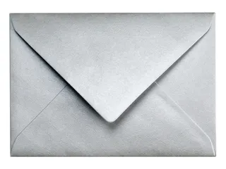 Envelop Papicolor C6 114x162mm Zilver Gegomd - 2
