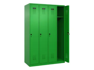 locker,HxBxD 1850x1200x500mm,4vak,vak B 300mm,draaigrendel - 2