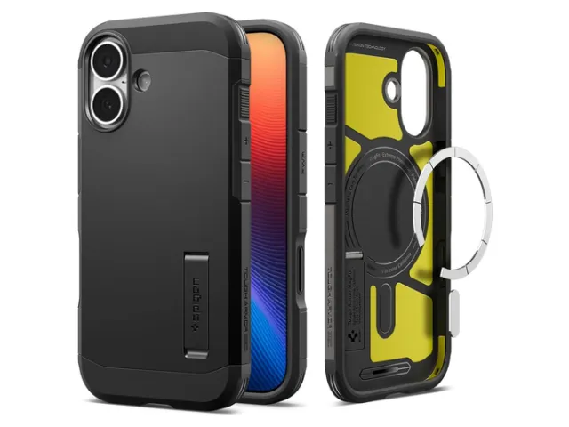 Coque Spigen Tough Armor T MagSafe pour iPhone 17 noir