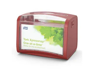 Tork 272612 Xpressnap Tabletop Napkin Dispenser Rood - 2