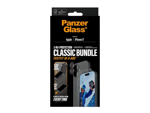 PanzerGlass PG82398, Apple, iPhone 17, Krasbestendig, Transparant