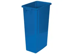 afvalverzamelaar,80l,HxBxD 762x320x460mm,romp PP blauw,gesloten