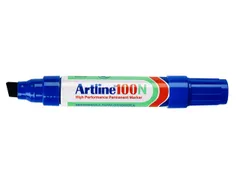 Viltstift Artline 100 schuin 7.5-12mm blauw
