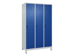 locker voor scheiding van kleding,HxBxD 1950x1200x500mm,3vak