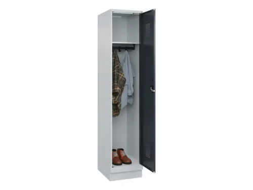 locker,HxBxD 1950x400x500mm,1vak,vak B 400mm,cil.-slot,sokkel