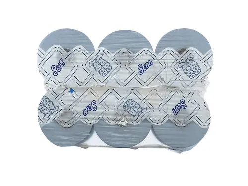 Scott 6696 handdoekrol Slimroll Airflex 1-laags Blauw 190mtr/20cm 6rol