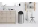 Touch Bin New Recycle Afvalbak 23+10 Liter Mat Staal