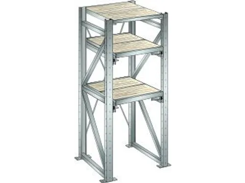 uittrekstelling voor zware lasten,HxBxD 2000x890x860mm,vaklast 1000kg