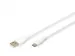 USB-C siliconen oplaadkabel USB-A USB-C 1m USB 2.0 60W wit