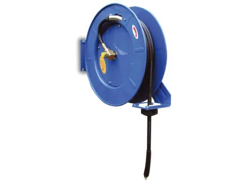 Metaal Slanghaspel Open V. Water/perslucht Rubberenslang 3/8 L 10M