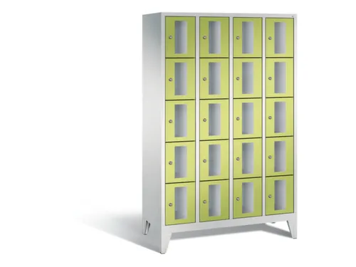Lockerkast 1850x1190x500mm 4x5 vakken Cilinderslot Poten, RDS1108060