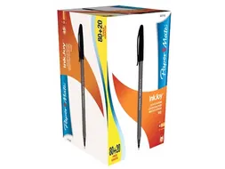 balpen InkJoy 100 met dop zwart doos 80 + 20