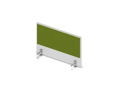 panneau de rehausse p. table de bureau Bl-blanc BN7048-vert
