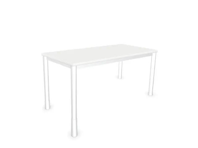 In hoogte verstelbaar bureau,HxBxD 720-840x1200x600mm,Bl-wit