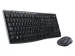 Logitech Draadloos Toetsenbord MK270 QWERTY US + Compacte muis Zwart
