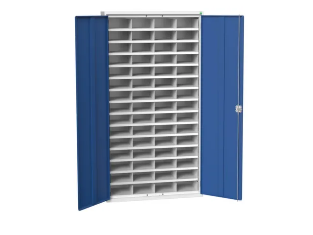 post-/sorteerkast 2000x1050x350mm 4x15vakken RAL7035+RAL5010